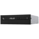 Grabadora Interna CD/DVD Asus DRW-08D6MT/ 8X/ 5.25"/ Bulk 4711636304627 90DD0340-B19000 ASU-DVD DRW-08D6MT BLK B AS