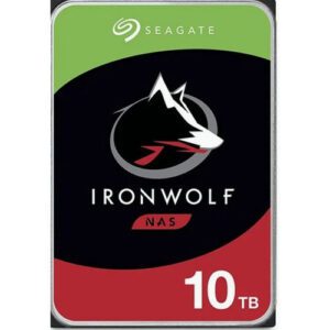 HDD SEAGATE NAS 3.5" 10TB 7200RPM 256MB SATA3 IRONWOLF NAS  P/N: ST10000VN000 | Ref. Artículo: ST10000VN000