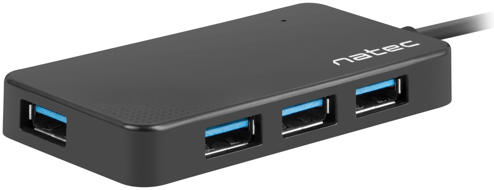 HUB NATEC MONTH 4 PUERTOS USB 3.0 NEGRO 5901969417173 NHU-1342
