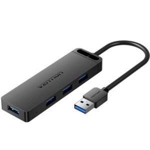 Hub USB 3.0 Vention CHLBB-SCB2/ 4xUSB/ 1xUSB Tipo-C PD 6922794799738 CHLBB-SCB2 VEN-HUB CHLBB-SCB2