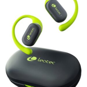 LEOTEC EARPHONES OPEN AIR ZENITH SPORT GRIS-LIMA 8436588883469 LETWS01G
