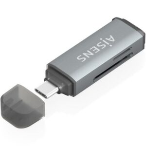 Lector de Tarjetas Externo Aisens ASCR-2C10-GR/ USB 3.1 8435739903322 ASCR-2C10-GR AIS-CR ASCR-2C10-GR