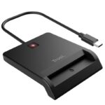 Lector de Tarjetas Inteligentes Trust Primo 26253/ USB Tipo-C/ Negro 8713439262537 26253 TRU-DNI 26253