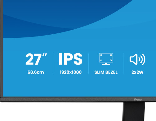 MONITOR IIYAMA 27" IPS, 4-SIDE SLIM BEZEL 1920X1080 100Hz - Imagen 12