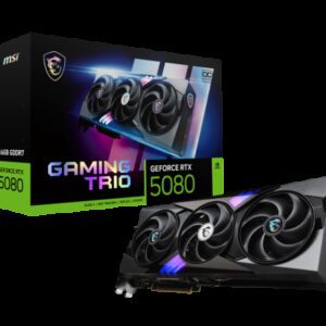 MSI GAMING GEFORCE RTX 5080 16G TRIO OC tarjeta gráfica NVIDIA 16 GB GDDR7 4711377292160 | P/N: 912-V531-005 | Ref. Artículo: 1392917