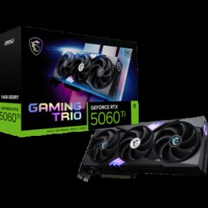 MSI GAMING GeForce RTX 5060 TI 16G TRIO OC NVIDIA 16 GB GDDR7 4711377335737 | P/N: 912-V535-001 | Ref. Artículo: 1403512