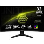 MSI MAG 32CQ6F pantalla para PC 80 cm (31.5") 2560 x 1440 Pixeles Wide Quad HD Negro 4711377195430 | P/N: 9S6-3DC91M-001 | Ref. Artículo: 1393919