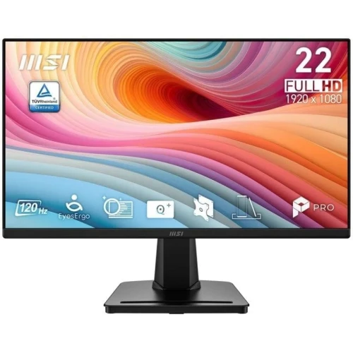 MSI MONITOR PRO MP225 E12VL. 21.45" VA FLAT. 1920x1080. 120HZ. NEGRO - Imagen 3