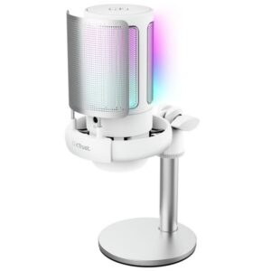 Micrófono Gaming Trust Gaming GXT 238 Auron 26082/ USB/ Blanco 8713439260823 26082 TRU-MIC GXT 238 AURON WH