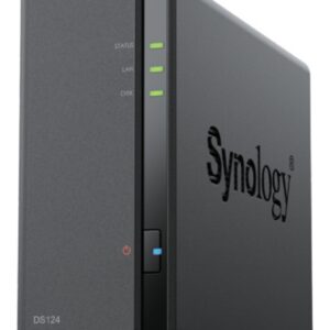 NAS SYNOLOGY DS124 1 BAHIA ETHERNET J4125 NEGRO 4711174725014 DS124