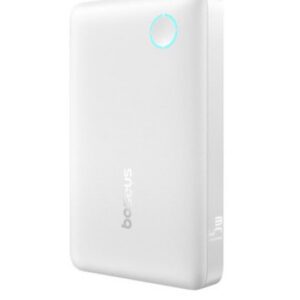 OS-BASEUS ENERFILL FP11 POWER BANK 10000MAH 15W MOON WHITE (INCLUDES SIMPLE TYPE-C TO TYPE-C CABLE 20V/3A 30CM WHITE) 6932172690311 | P/N: P1008210C213-00 | Ref. Artículo: 1406077
