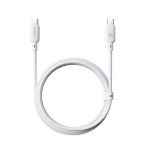 OS-BASEUS SILKY SERIES FAST CHARGING CABLE TYPE-C TO TYPE-C 100W 1M MOON WHITE 6932172668860 | P/N: P10377704213-00 | Ref. Artículo: 1406085