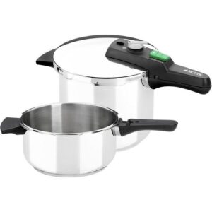 Olla a Presión Rápida Monix Quick M560005/ Ø22cm/ 4+6L/ Acero Inoxidable 8435092408632 M560005 BRA-OLLA M560005