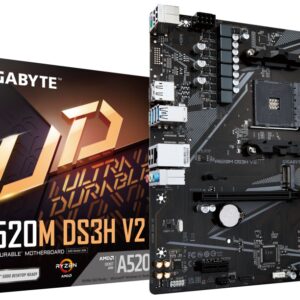 PLACA BASE GIGABYTE A520M DS3H V2 AM4 MATX 4XDDR4 4719331854690 A520M DS3H V2 G10