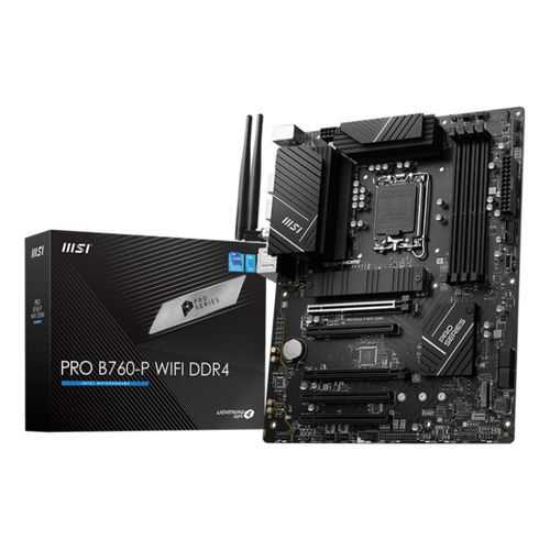 PLACA MSI PRO B760-P WIFI INTEL1700 ATX 4XDDR4 4711377028363 P/N: 911-7D98-015 | Ref. Artículo: 911-7D98-015