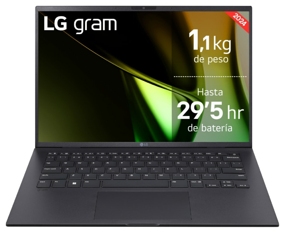 PORTATIL LG GRAM U7-155H 32GB 1TB 14" WQXGA W11H 8806091951342 14Z90S-G.AD78B