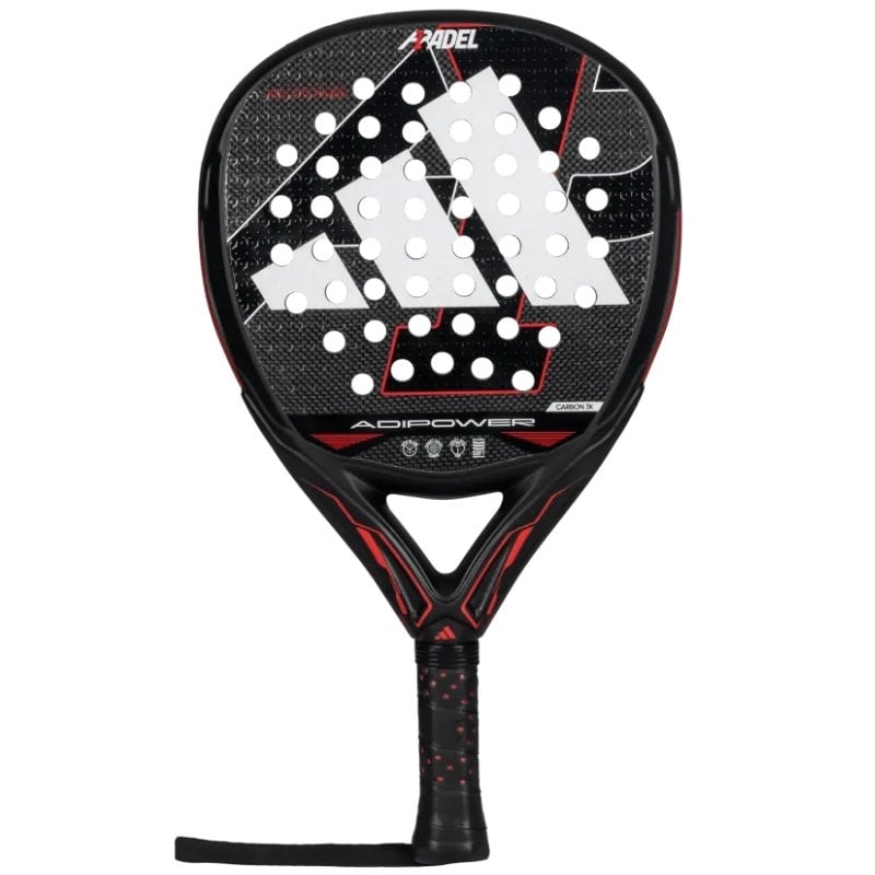 Pala de Pádel Adidas Adipower A1 2025/ Negra 8435739403624 ADI-PALA PAD ADIPOWER A1 25
