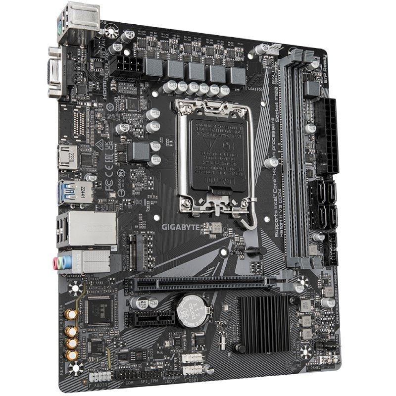 Placa Base Gigabyte H610M H V3 DDR4 Socket 1700/ DDR4/ PCIe 4.0/ Micro ATX - Imagen 3