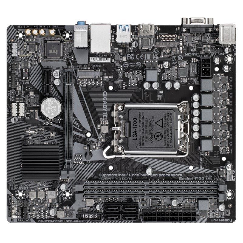 Placa Base Gigabyte H610M H V3 DDR4 Socket 1700/ DDR4/ PCIe 4.0/ Micro ATX - Imagen 4