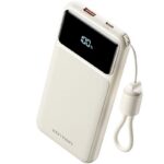 Powerbank 10000mAh Vention XGYW0-39-TY/ 22.5W/ Blanca/ Incluye Cable USB Tipo-C 6922794797673 XGYW0-39-TY VEN-BAT XGYW0-39-TY