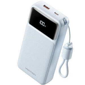 Powerbank 20000mAh Vention XGYL0-40-TY/ 22.5W/ Azul/ Incluye Cable USB Tipo-C 6922794797727 XGYL0-40-TY VEN-BAT XGYL0-40-TY