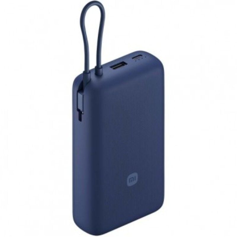 Powerbank 20000mAh Xiaomi 33W Power Bank Integrated Cable/ 33W/ Azul/ Incluye Cable USB Tipo-C 6941812795651 BHR8975GL XIA-BAT 33W PB ICAB 20000 BL