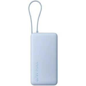 Powerbank 20000mAh Xiaomi 67W Power Bank Integrated Cable/ 67W/ Azul/ Incluye Cable USB Tipo-C 6932554471194 BHR08O8GL XIA-BAT 67W PB ICAB 20000 BL