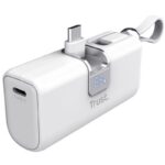 Powerbank 5000mAh Trust Pacto 26105/ 18W/ Blanca 8713439261059 26105 TRU-BAT PACTO 5000 WH