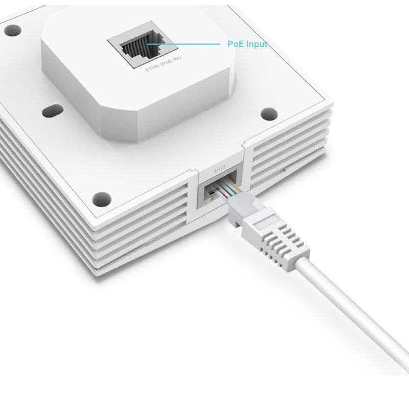 Punto de Acceso Inalámbrico TP-Link Omada EAP650-WALL/ WiFi 6/ PoE+/ 2976Mbps/ 2.4GHz 5GHz/ Antenas de 5dBi/ WiFi 802.11 ax/ac/a/n/b/g - Imagen 3