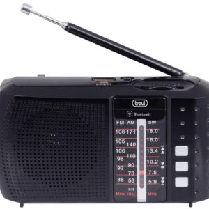 RADIO PORTATIL TREVI MULTIBANDA BLUETOOTH USB MICRO SD RA 7F20 BT NEGRO 8011000024356 0RA7F2000