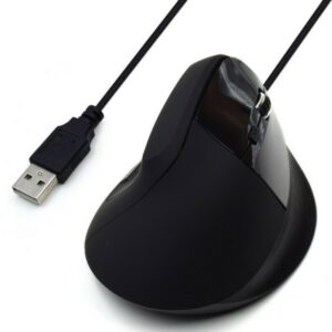 RATON EWENT EW3157 ERGONOMICO OPTICO 1800 DPI NEGRO USB 8054392610936 EW3157