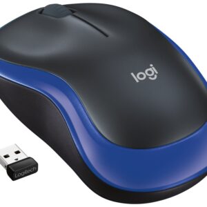 RATON LOGITECH M185 AZUL RF INALAMBRICO PILAS 5099206028838 910-002236