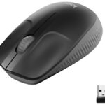 RATON LOGITECH M190 NEGRO GRIS RF INALAMBRICO PILAS 5099206091825 910-005905