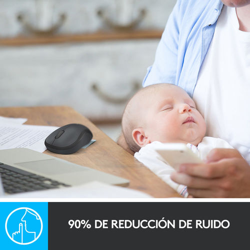 RATON LOGITECH M220 SILENT INALAMBRICO NEGRO - Imagen 2