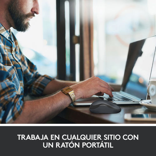 RATON LOGITECH M220 SILENT INALAMBRICO NEGRO - Imagen 7