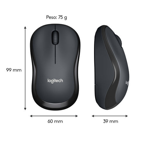 RATON LOGITECH M220 SILENT INALAMBRICO NEGRO - Imagen 9