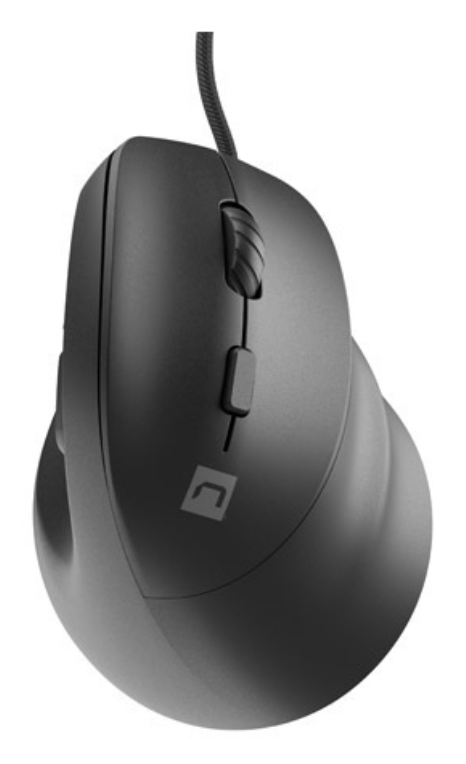 RATON NATEC CRAKE 2 PRO VERTICAL DIESTRO 12.800 DPI OPTICO NEGRO USB 5901969445879 NMY-2272