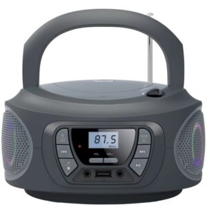 Radio CD Fonestar BOOM-ONE-G/ 13W/ con Cable/ a Pilas/ Gris 8422521001168 BOOM-ONE-G FONE-CD BOOM-ONE-G
