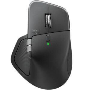 Ratón Ergonómico Inalámbrico Logitech MX Master 4/ Batería recargable/ Hasta 8000 DPI/ Grafito 5099206133082 910-007562 LOG-MOU MX MASTER 4 BK