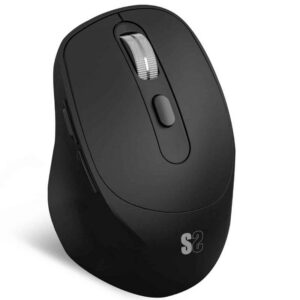 Ratón Ergonómico Inalámbrico Subblim Comfort Ergo Dual Battery/ Batería recargable/ Hasta 2400 DPI/ Negro 8436586743017 SUBMO-EDCON01 SUB-MOU COMF ERGO DUAL B BK