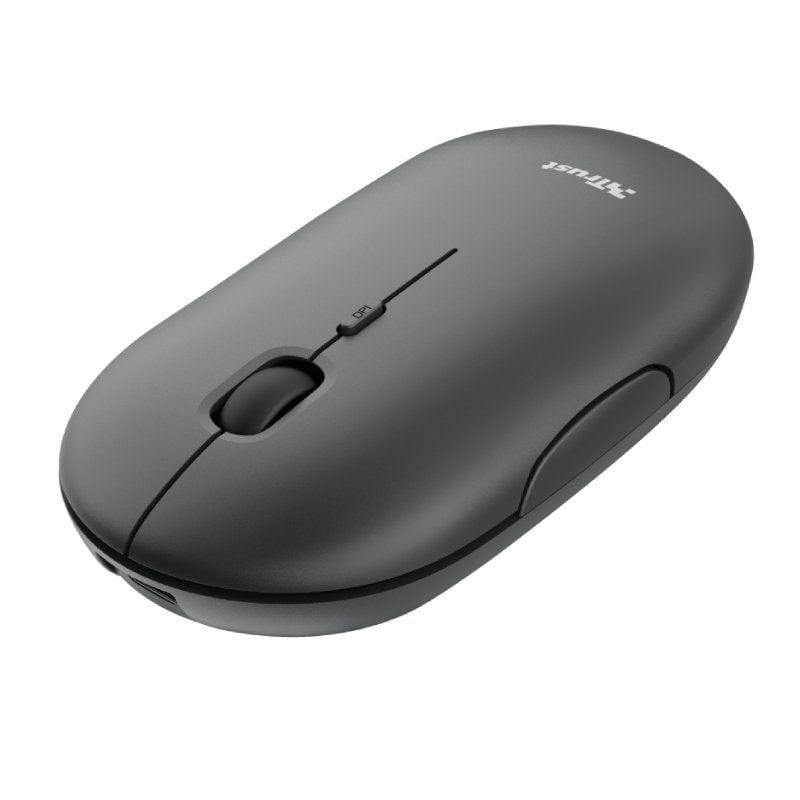 Ratón Inalámbrico Trust Puck/ Batería recargable/ Hasta 1600 DPI 8713439240597 24059 TRU-MOU PUCK BK