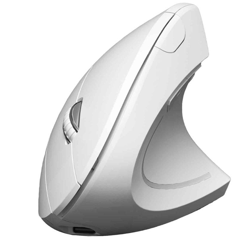 Ratón Vertical Inalámbrico Subblim Glide Vertical Ergo Dual Battery/ Batería Recargable/ Hasta 1600 DPI/ Blanco 8436586743062 SUBMO-EDGVW02 SUB-MOU G VERT ERGO B WH
