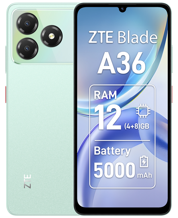 SMARTPHONE ZTE BLADE A36 4+8GB/64GB GREEN 6902176146640 P606F20-GREEN