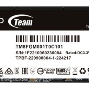 SSD TEAMGROUP NV5000 1TB NVMe PCI-E GEN4X4 4711430808550 TM8FGM001T0C101