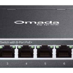 SWITCH OMADA TP-LINK ES208GP 8-PORT GIGABIT EASY MANAGED WITH 8-PORT POE+ 1210002609708 ES208GP