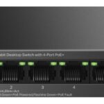 SWITCH TP-LINK LS105GP 5 PUERTOS GIGA CON 4 PUERTOS POE+ 4895252504545 LS105GP