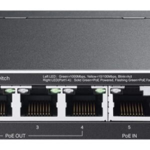 SWITHC TP-LINK TL-SG1005P-PD GIGA 4-PORT POE+ 1-PORT POE++REQUIERE POE ADICIONAL 4895252501117 TL-SG1005P-PD