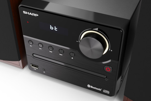 Sharp XL-B512(BR) sistema de audio para el hogar Microcadena de música para uso doméstico 45 W Marrón - Imagen 5