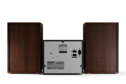 Sharp XL-B512(BR) sistema de audio para el hogar Microcadena de música para uso doméstico 45 W Marrón - Imagen 6