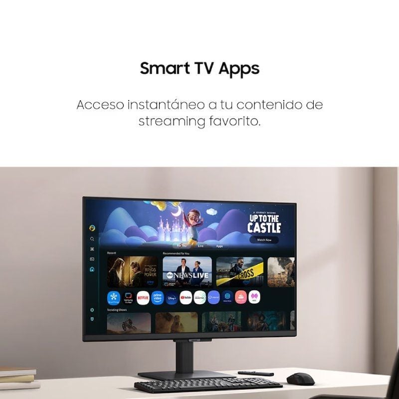 Smart Monitor Samsung M5 S32FM500EU 32"/ Full HD/ Smart TV/ Multimedia/ Negro - Imagen 3